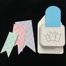 종이재단기 태그 펀치 코너 라운더 커터 종이 라벨 스크랩북 카드 제작 공예 홈 오피스 학교에 적합, 03 C-Banner