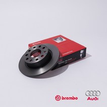 브렘보(Brembo) 아우디 A4 뒤 브레이크 디스크(255mm) 2.0 BYK Brembo
