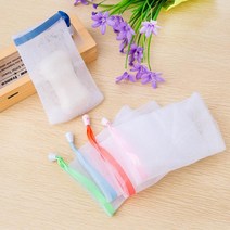 와이드 촘촘 버블 비누 거품망 3p, 랜덤색상 3개