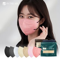 재구매율1위 국산 kf94 슬림핏 새부리형 컬러 마스크 25매, kf94 유어핏 중형_화이트 25매