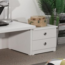 원룸자취방 좌식 책상용 2단 미니 서랍장(7컬러) 틈새 이쁜 옷장 거실 주방, 핑크워시