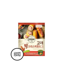 고메 빅크리스피핫도그520gX 3개 감자 소세지 냉동 피시방 간식 핫도그, 520g