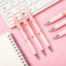 피치 복숭아 멀티펜 사무용 선물용 호텔 볼펜 짱구볼펜 기화펜 각인볼펜 특이한볼펜 지워지는볼펜, 단품, 단품