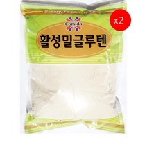 [더착한푸드]활성밀글루텐(꼬미다 1K) 2개 식자재마트 대용량 업소용 밀글루텐 꼬미다글루텐 소맥밀글루텐 밀단백질