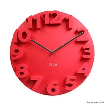 벽걸이 벽시계 이색 당구장 인테리어용 벽식계 방송국, 화이트