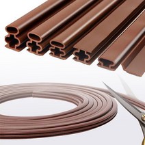 문풍지 문틈 막이 외풍 차단 현관 문 틈새 창문 바람 창틀 고무 패킹 샷시 방화문 6M, 상품선택, 10x12mm