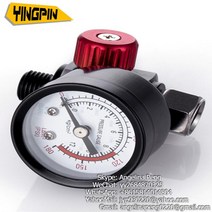 HVLP 에어 압력 기 자동 그림 스프레이건 게이지, 한개옵션0