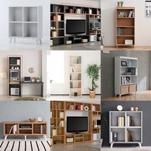 거실용 침실용 서재용 멀티선반 진열대 책장 H1-210510-3, 8.라일라 600 5단 책장, 크림연그레이