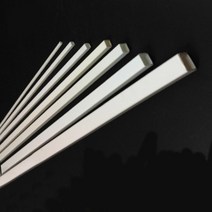 사각 파이프 각 아연 3-10mm 플라스틱 흰색 사각형 튜브 ABS 중공 사각형 파이프 25cm 길이 빌딩 모델 장, 01 5PCS, 01 3x1.9x250mm
