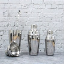 스텐 칵테일 쉐이커 바용품 홈텐딩 바텐더 조주 기능사 세트 믹스 술-300ml