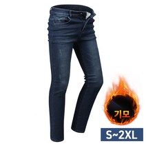 다꾸앙 다꾸앙남자겨울편해요 허리스판 원픽본딩 기모청바지 A12D11_pj0847