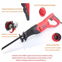 플랜지쏘 플런지쏘 플랜지쏘 원형톱 780W 전기 톱 블레이드와 왕복 퍼즐 도구 나무 DIY 전동 공구, 한개옵션0