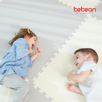 [베베앙] [BEBEAN ]팡키즈 층간소음 퍼즐매트 3cm 모음전(셀프시공), 사이즈:100x100x3cm(1장) / 색상:파스텔블루