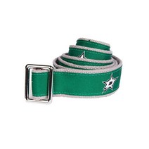 GELLS Dallas Stars NHL Hockey Belt Officially Licensed With Nickel Finished Brass Buckle And Logo Ti