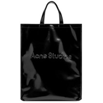 아크네스튜디오 로고 쇼퍼 에코백 토트백 블랙, Black, One Size