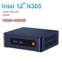Beelink U59 프로 미니 PC 듀얼 와이파이 1000M LAN 게임용 컴퓨터 인텔 11 세대 N5105 DDR4 8GB 512GB SSD EQ12 N100 N305, CHINA_N305 16G500G | 미국