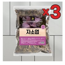 3개 묶음 자소엽 건재 국내산 400g 말린 차조기 건조 경북영천 최상급 자소엽차 보랏빛차 건강차