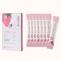 로렌츠 강아지 짜먹는 츄르 스틱 산양유+딸기 습식 간식 120g (15gx8p)