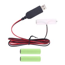 LR6 AA 배터리 제거기 USB 전원 공급 장치 케이블 교체 라디오 전기 장난감 시계 LED 스트립 라이트 계산기에 대 한 1-4pcs 1.5V AA 배터리, UK