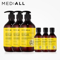 MEDIALL 두피청정 샴푸 (480ml X 3개+100ml X 3개), 우디향 (480mlX3개+100mlx3개)