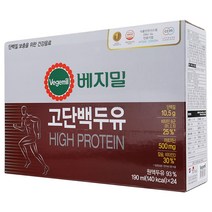 정식품 베지밀 고단백두유 190m X 24입