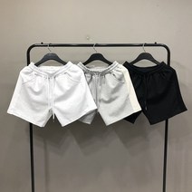 맨스토리 남자 여름 쭈리면 리버스 배색 4부 밴딩 반바지
