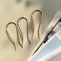 U핀 비녀 올림머리핀 헤어 뒤꽃이 장식 실핀 유자핀 유핀, 힐캠 2-U핀-실버, 힐캠 본상품선택