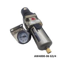 Aw4000-04 aw4000-06d aw5000-06 aw5000-10D 감속기 공압 공기 필터 압력 조절기 유량 제어기 스위치, [02] AW4000-06, [02] Fiber core
