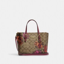 코치 몰리 토트 25 Mollie Tote In 시그니처 캔버스 Jumbo Floral Print
