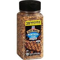McCormick 그릴 메이트 모트리올 스테이크 시즈닝 329g, 11.62 Ounce (Pack of 1)
