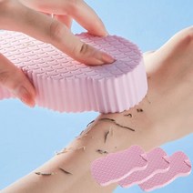 에이치패션 쓱싹 때펀지 매직 때밀이, 3개, 핑크