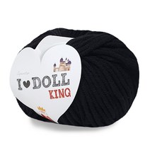 [니뜨] 아이돌킹실(10+1) (45g) [뜨개실도안제공], 2_블랙