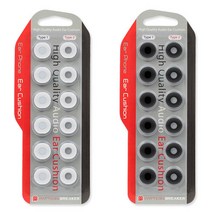 BEAT PB 正品 프리미엄 이어폰 패드 6쌍 1SET 커버 솜 원단 악세사리 12, 화이트