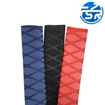 크로스패턴 열 수축고무 1M 민장대 낚시대 흠집보호, 크로스패턴 28파이(Blue), 1개