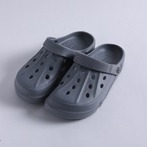 미끄럼방지 욕실화 EVA 화장실 욕실 슬리퍼, 돌핀 파스텔 샌들 남성용270cm그레이(1+1)