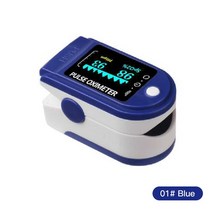 산소포화도 측정기 맥박 가정용 휴대용 의료용 의료 손가락 산소 농도계 디지털 맥박 TFT 스크린 클립 SPO2, 01 TFT Screen Blue