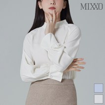 미쏘 미쏘 반 하이넥 블라우스_MIWBL9T03A
