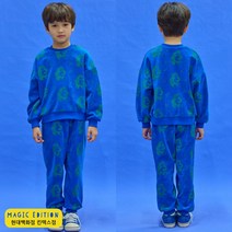 [매직에디션9] 덕콰이어트 댄싱베어타올지팬츠 블루 DQ315PT107