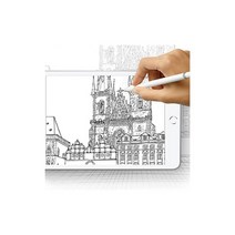 애드테크 태블릿 종이질감 강화필름-2매 / [SM-P550/SM-T550] 갤럭시탭 A 9.7, 투명