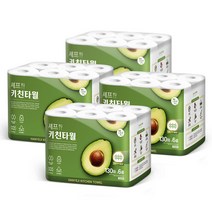 한예지 천연펄프 키친타올 130매, 4팩