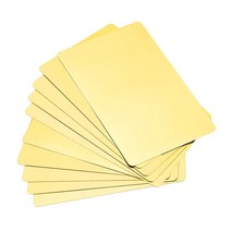 10Pcs 승화 공백 시트 알루미늄 열전달 인쇄 맞춤형 열 프레스 플레이트 건설 현장에 대한 공예 홈 바 스크린 인쇄, 알류미늄, 승화 빈 시트 알루미늄, 금