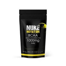 Nuke 뉴트리션 BCAA 캡슐 60캡슐 근육 형성 필수 아미노산 력 류신 이소류신 발린, 180 카운트(1개 팩)