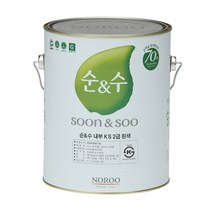 노루페인트 친환경 수성 순수 페인트 4L 조색모음, 화이트와인