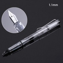 덕빌 고딕 평행 캘리그라피 아트 플랫 팁 티베트어 아랍어 만년필, 1.1mm