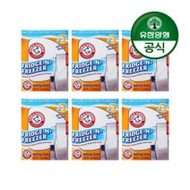 암앤해머 에프 앤 에프 (프리지 앤 프리저) 냉장고 탈취제, 396.8g, 6개