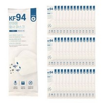 한스웰 한마음 일회용 황사 마스크 대형 KF94, 1개입, 110개