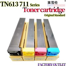 복사기 코니카 미놀타 Bizhub C754E C652 502 602 TN613 TN711 CMYK, 06 TN711 C 460g