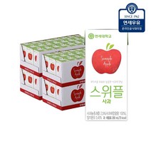 연세대학교 연세우유 연세우유 스위플 사과 96팩, 200ml