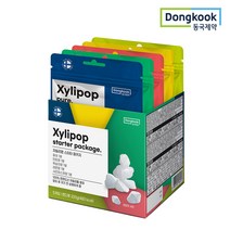 동국제약 핀란드산 무설탕 자일리톨 캔디 자일리팝 스타터 패키지 5개입, 1세트, 200g