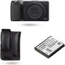 리코 카메라 외부 플래시가 있는 Ricoh GR, 2.카메라 전용 + 소프트 케이스 + 배터리 GR 시리